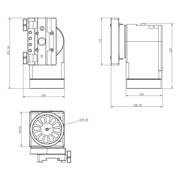 iOptron HAZ71 Alt-Az Strain Wave Gear Mount (HAZ71) Online now