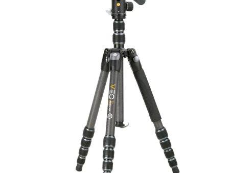 Vanguard VEO 3T 265HCBP Carbon Fiber Travel Tripod w  Extended Height (VEO3T-265HCBP) Supply