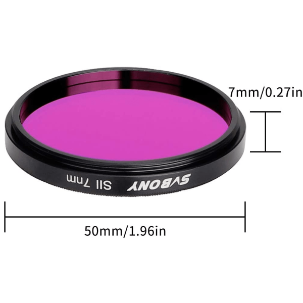 SVBONY SV160 2  SII Filter 7nm Narrow-Band for CCDs (W9122B) Online Hot Sale