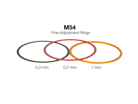 Baader M54 Fine-Adjustment rings (0,3   0,5   1 mm) Supply