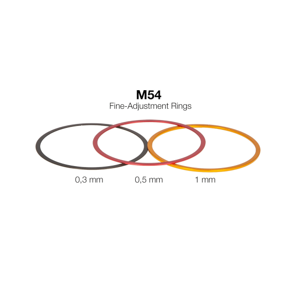 Baader M54 Fine-Adjustment rings (0,3   0,5   1 mm) Supply