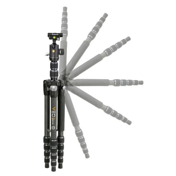 Vanguard VEO 3T 265HCBP Carbon Fiber Travel Tripod w  Extended Height (VEO3T-265HCBP) Supply