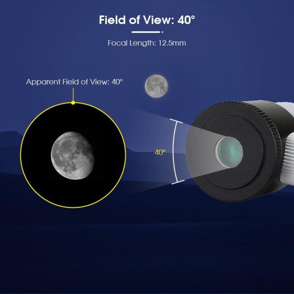 SVBONY 1.25  Illuminated Crosshaired Plossl Eyepiece (F9132A) Hot on Sale